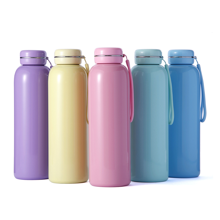 Stainless Steel Thermos Bottle With Macarons Lid factory