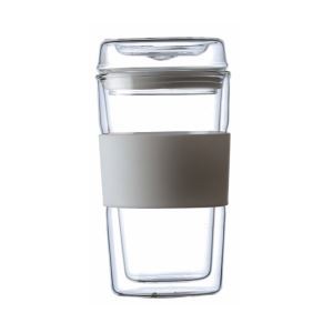 300-ml Pyrexi klaasist jookikoor klaasist korgiga