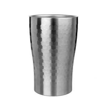 Topelt seinaga roostevabast terasest mahlapiimakupp